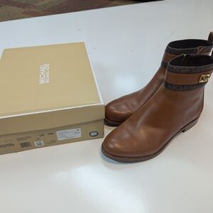 Michael Kors Tan Leather Men's Boots